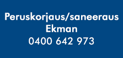 Peruskorjaus/saneeraus Ekman logo